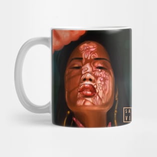 Divine Feminine Japanese Garden Portrait 2 Mug